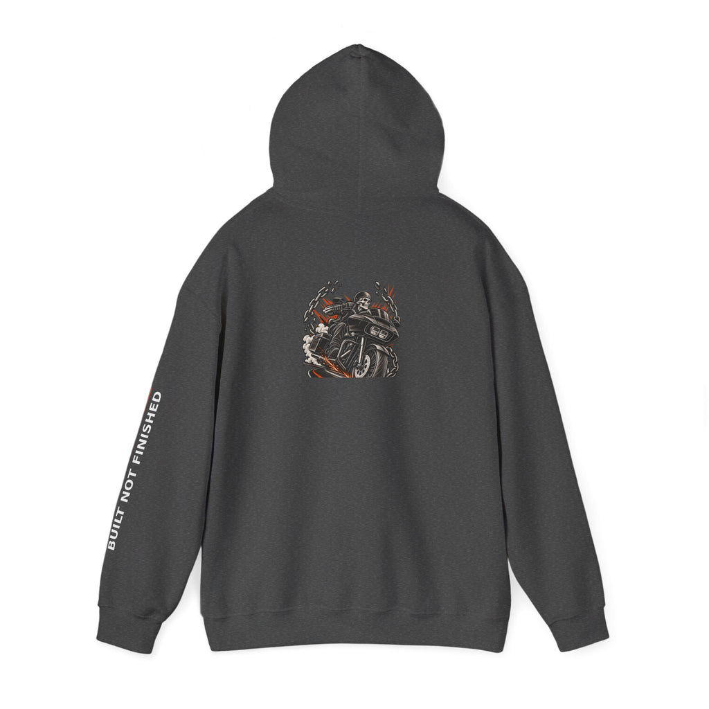 BNF Motorworks — Sharknose Rider Back (Black Hoodie)