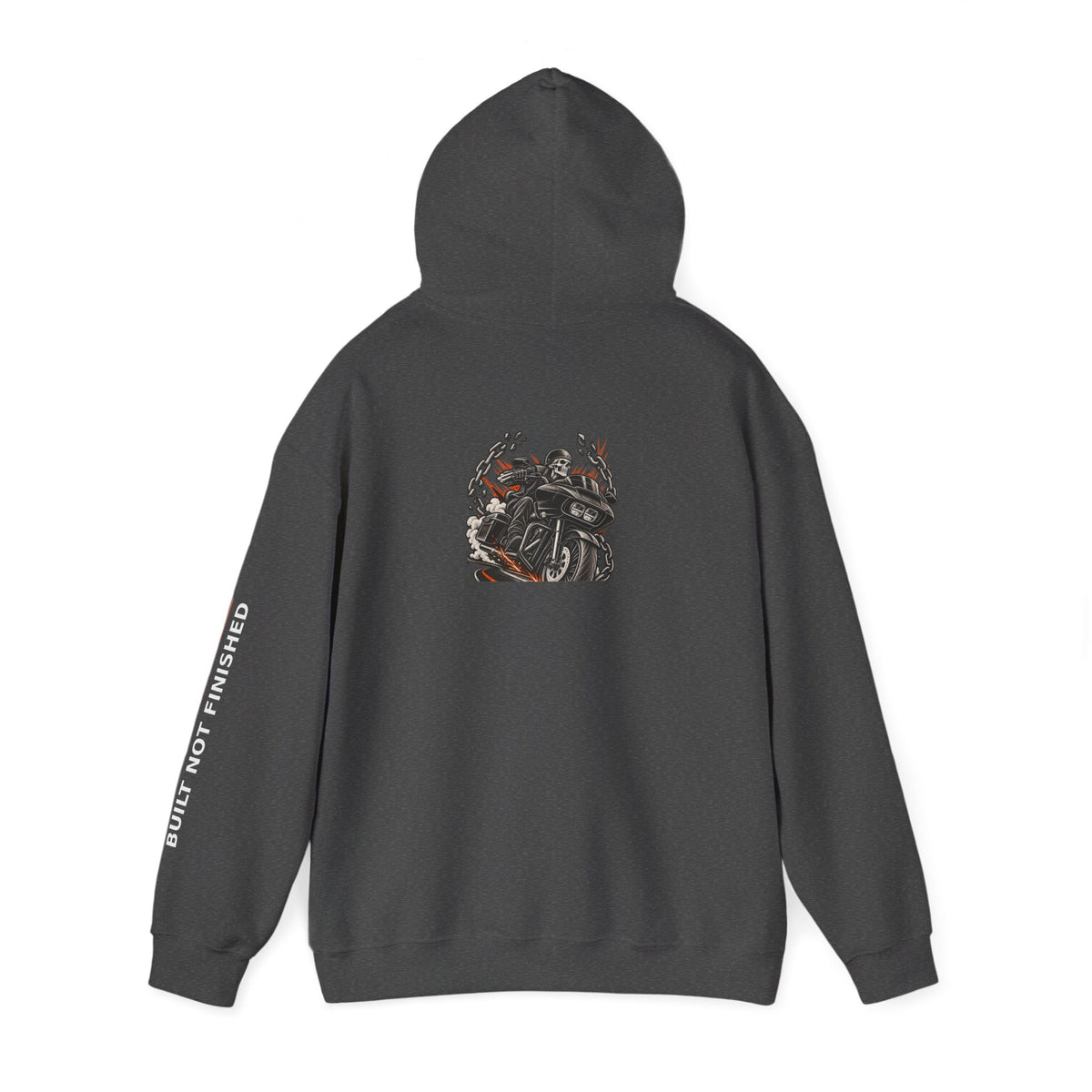 BNF Motorworks — Sharknose Rider Back (Black Hoodie)