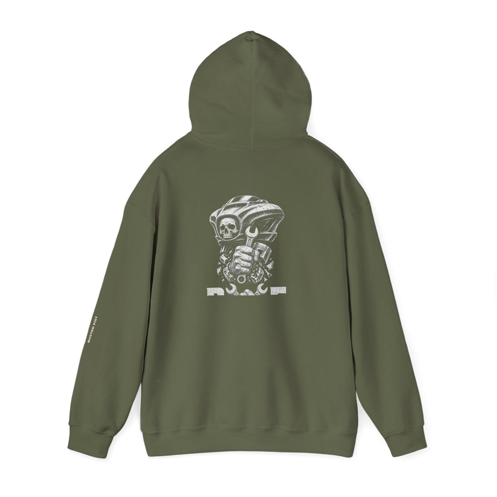 BNF Motorworks — Sharknose Fist Hoodie (Back + Name)