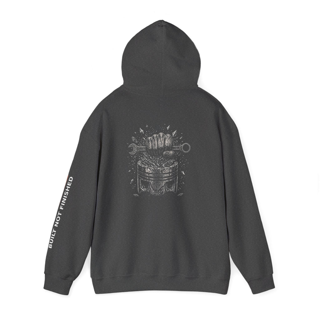 Built Not Finished Fist Motorcycle Helmet Hoodie — BNF Motorsports Streetwear