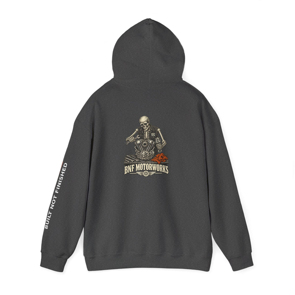 BNF Motorworks — Skeleton Mechanic Back Hoodie