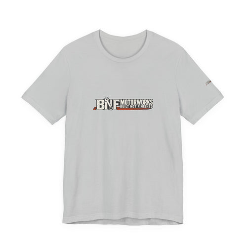 BNF Motorworks — Front Logo + Sleeve (Black Tee)