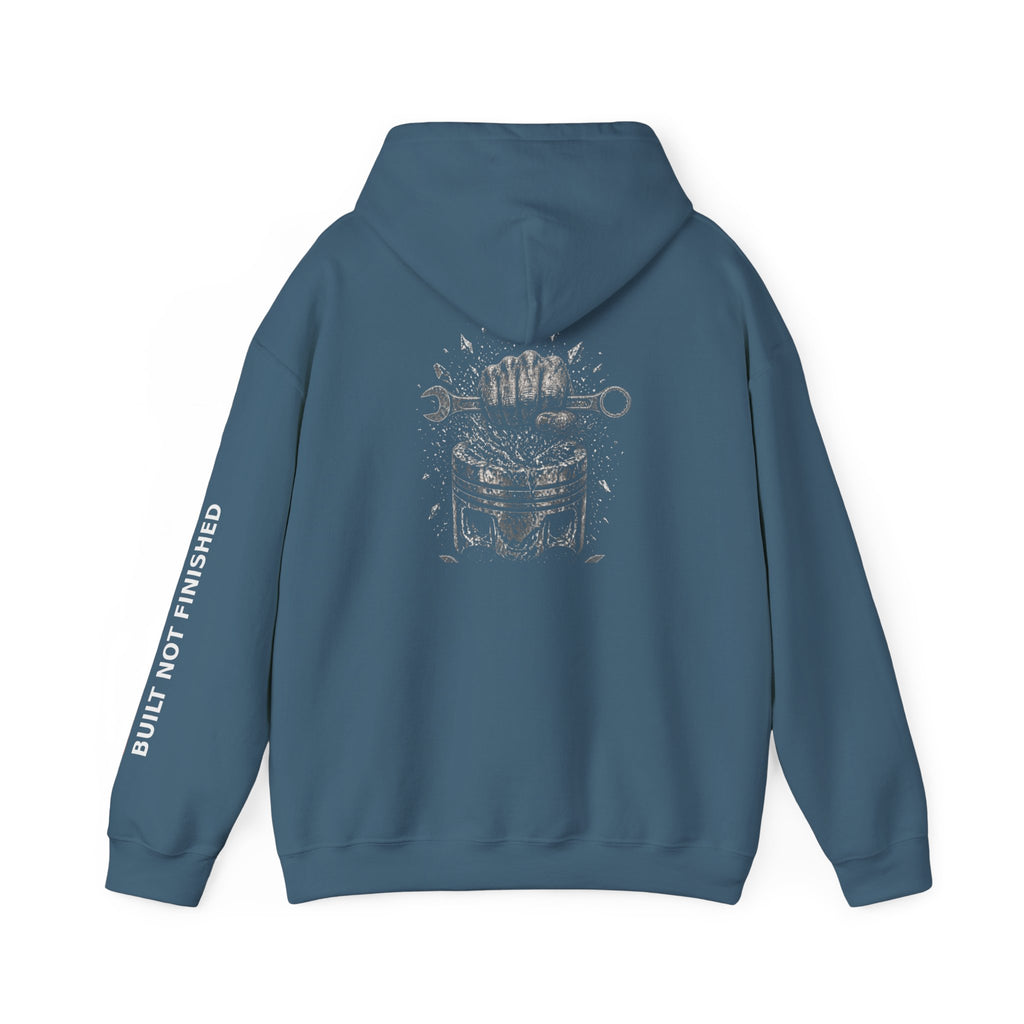 Built Not Finished Fist Motorcycle Helmet Hoodie — BNF Motorsports Streetwear