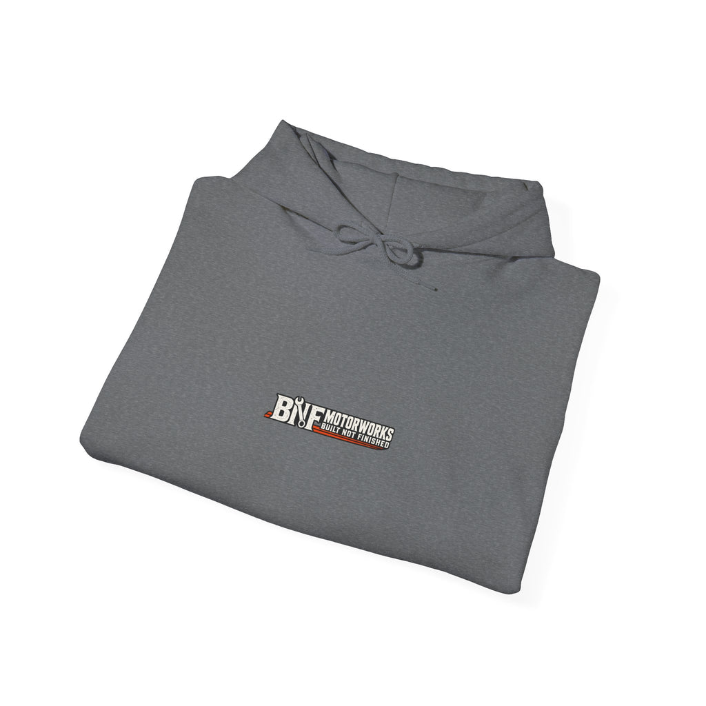 Built Not Finished Fist Motorcycle Helmet Hoodie — BNF Motorsports Streetwear