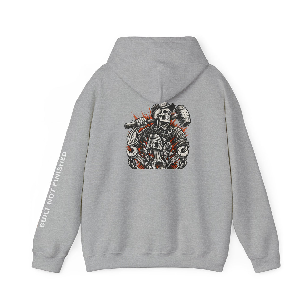 BNF Motorworks — Sledge Piston Back (Black Hoodie)