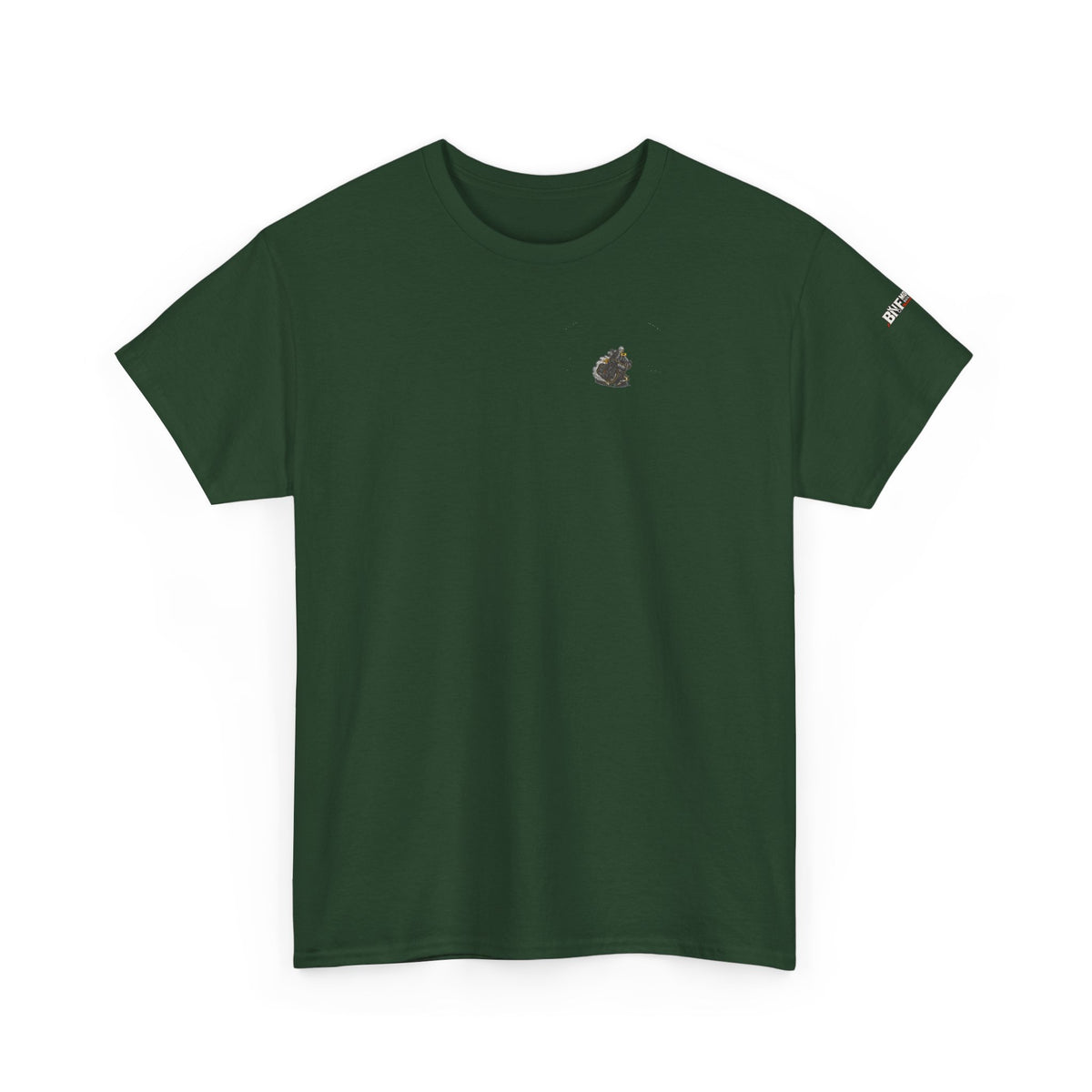 BNF Motorworks — Skeleton Rider Tee | Black + Sleeve Logo