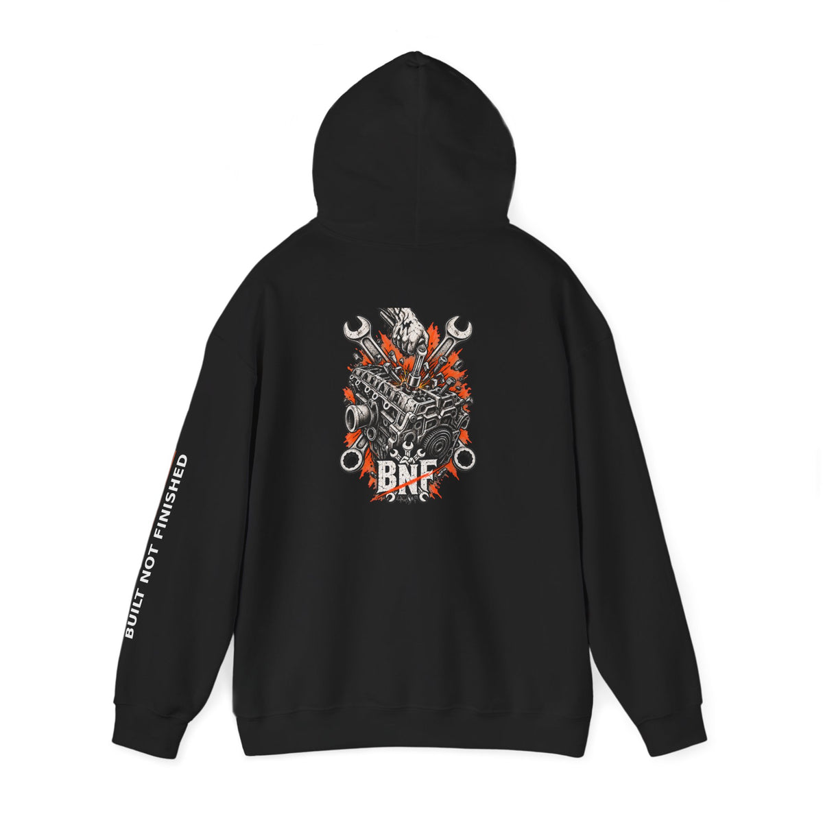 Engine Breaker Back Print Hoodie