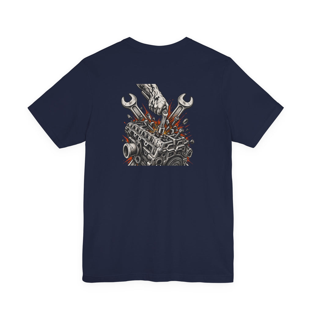 BNF Motorworks — Engine Breaker Back (Black Tee)