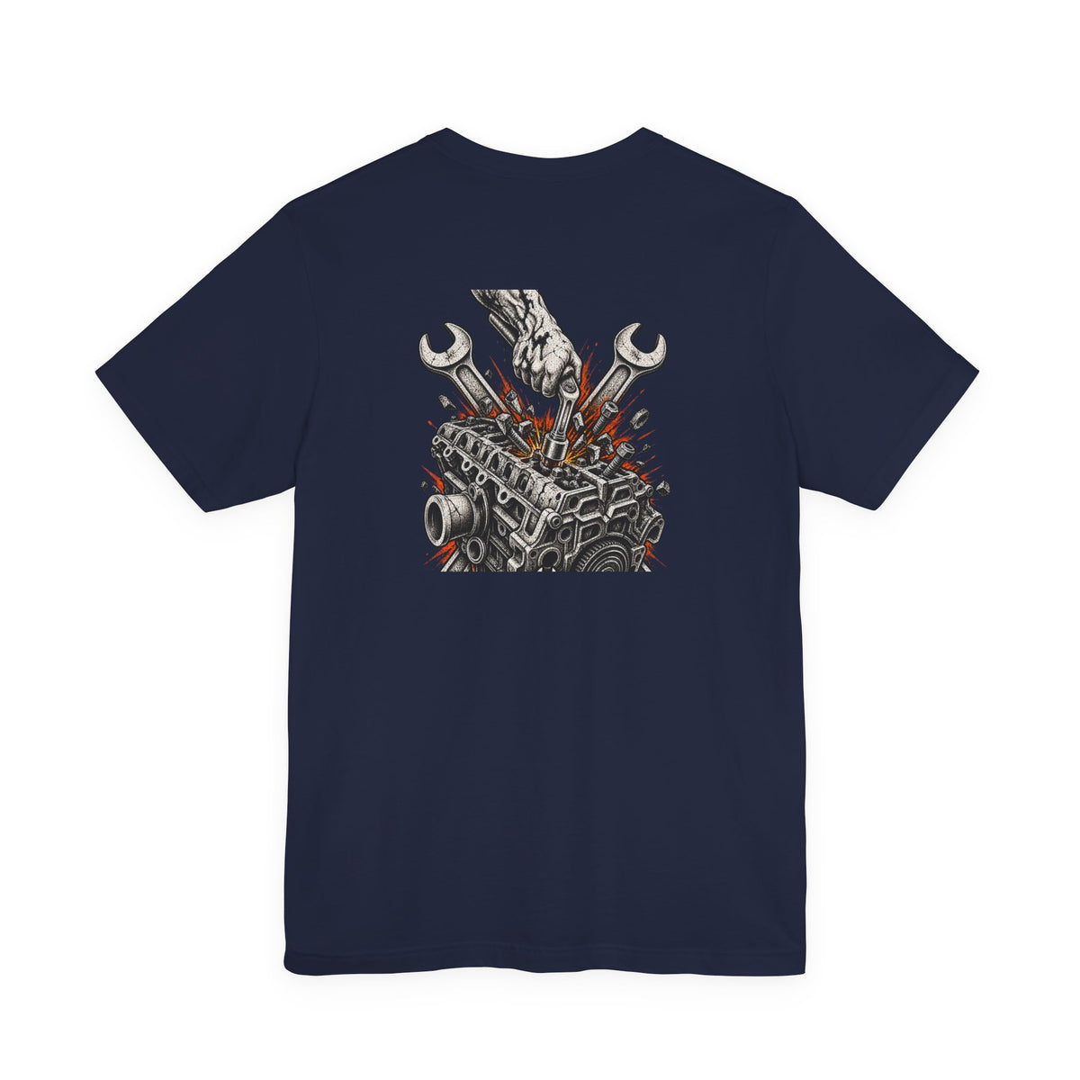 BNF Motorworks — Engine Breaker Back (Black Tee)