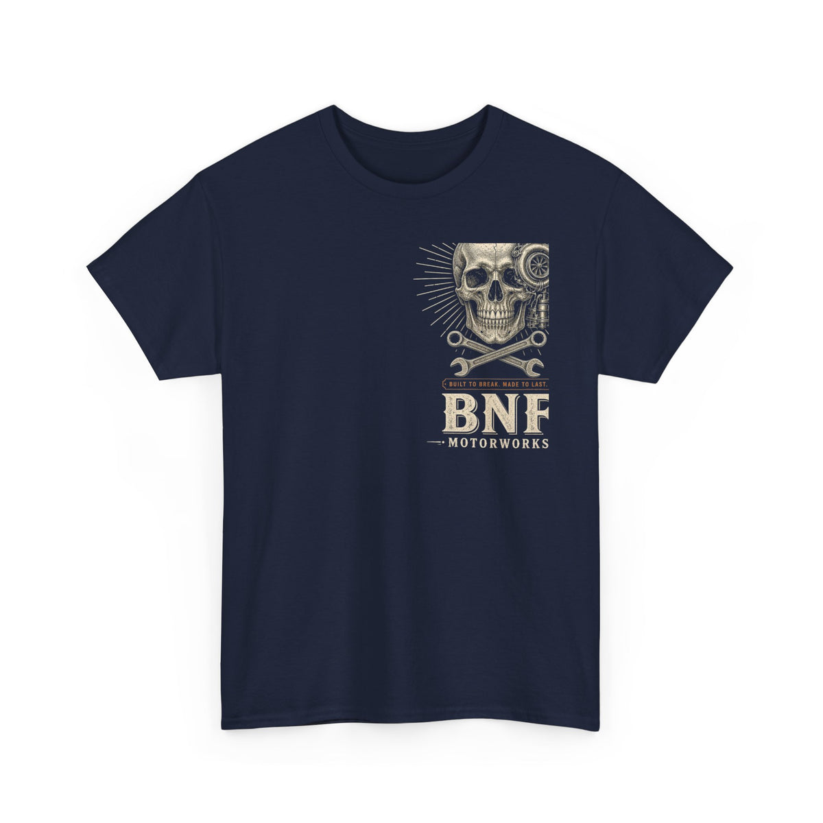 Turbo Skull Crossed Wrenches Tee