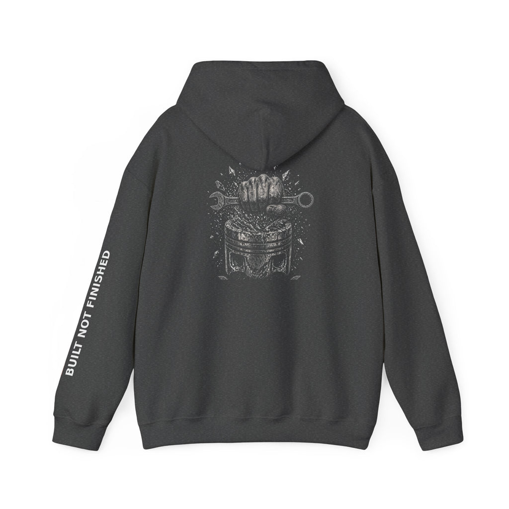 Built Not Finished Fist Motorcycle Helmet Hoodie — BNF Motorsports Streetwear