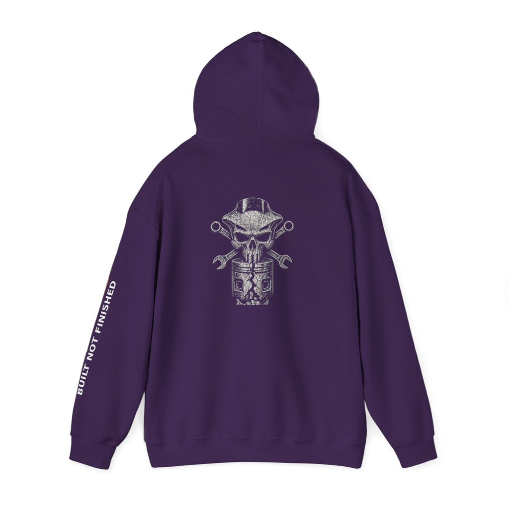 BNF Motorworks — Skull Fairing Hoodie (Back + Name)