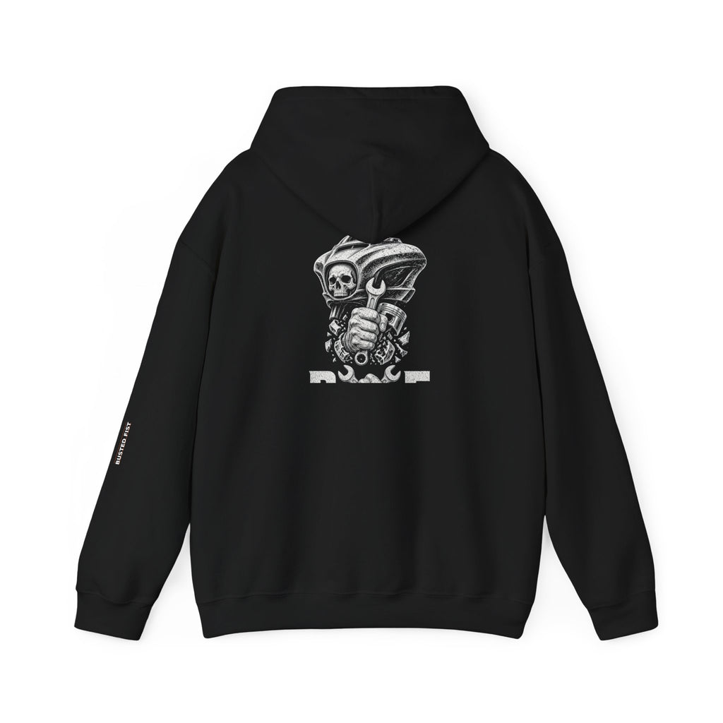 BNF Motorworks — Sharknose Fist Hoodie (Back + Name)