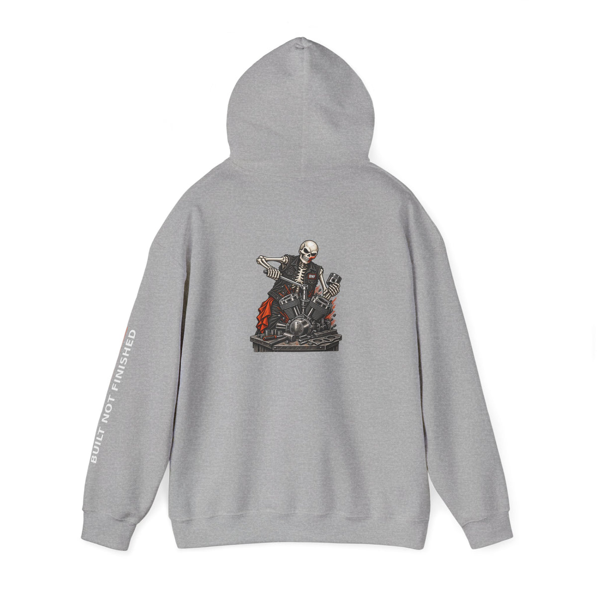 BNF Motorworks — Skeleton Engine Back Hoodie