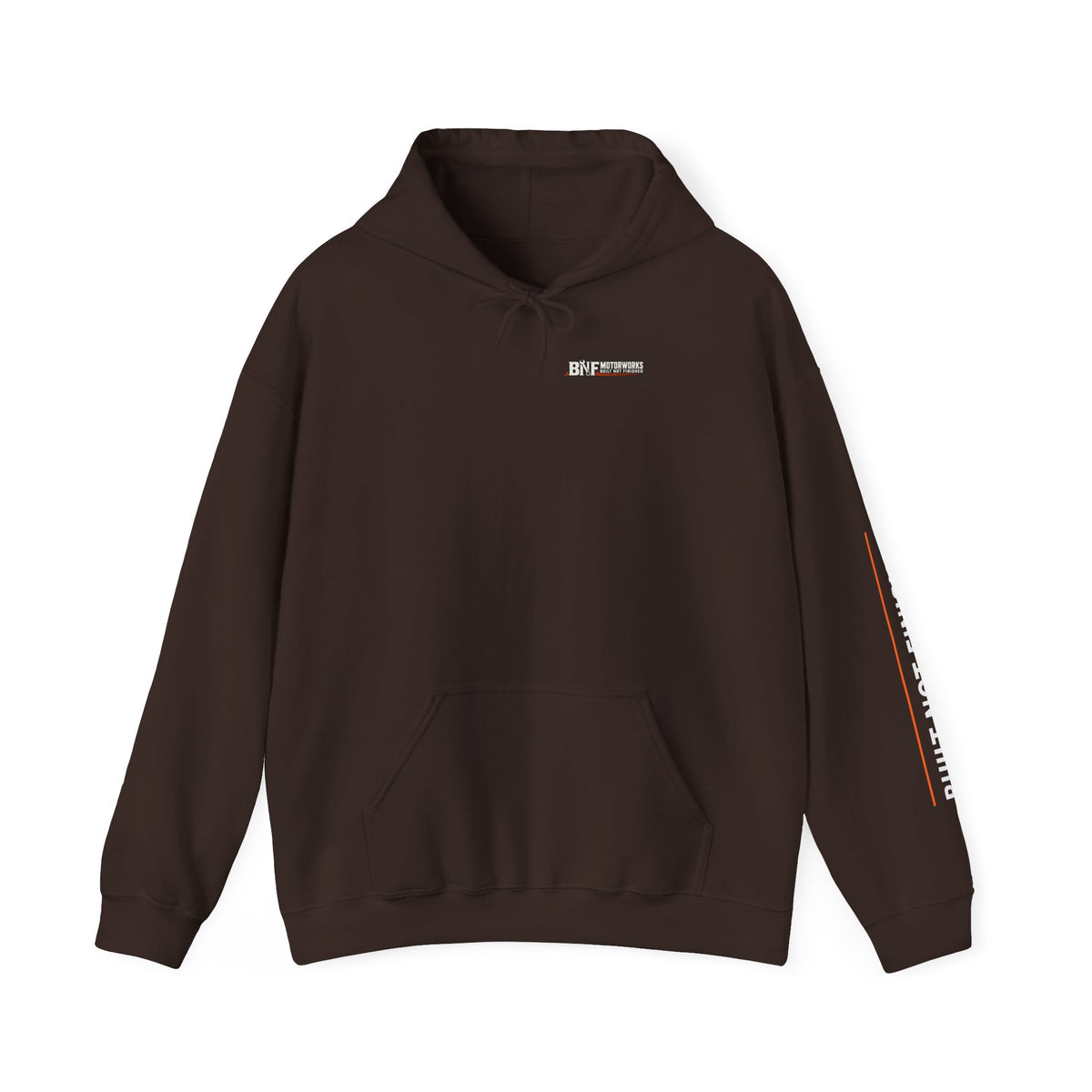 BNF Motorworks — Sharknose Rider Back (Black Hoodie)