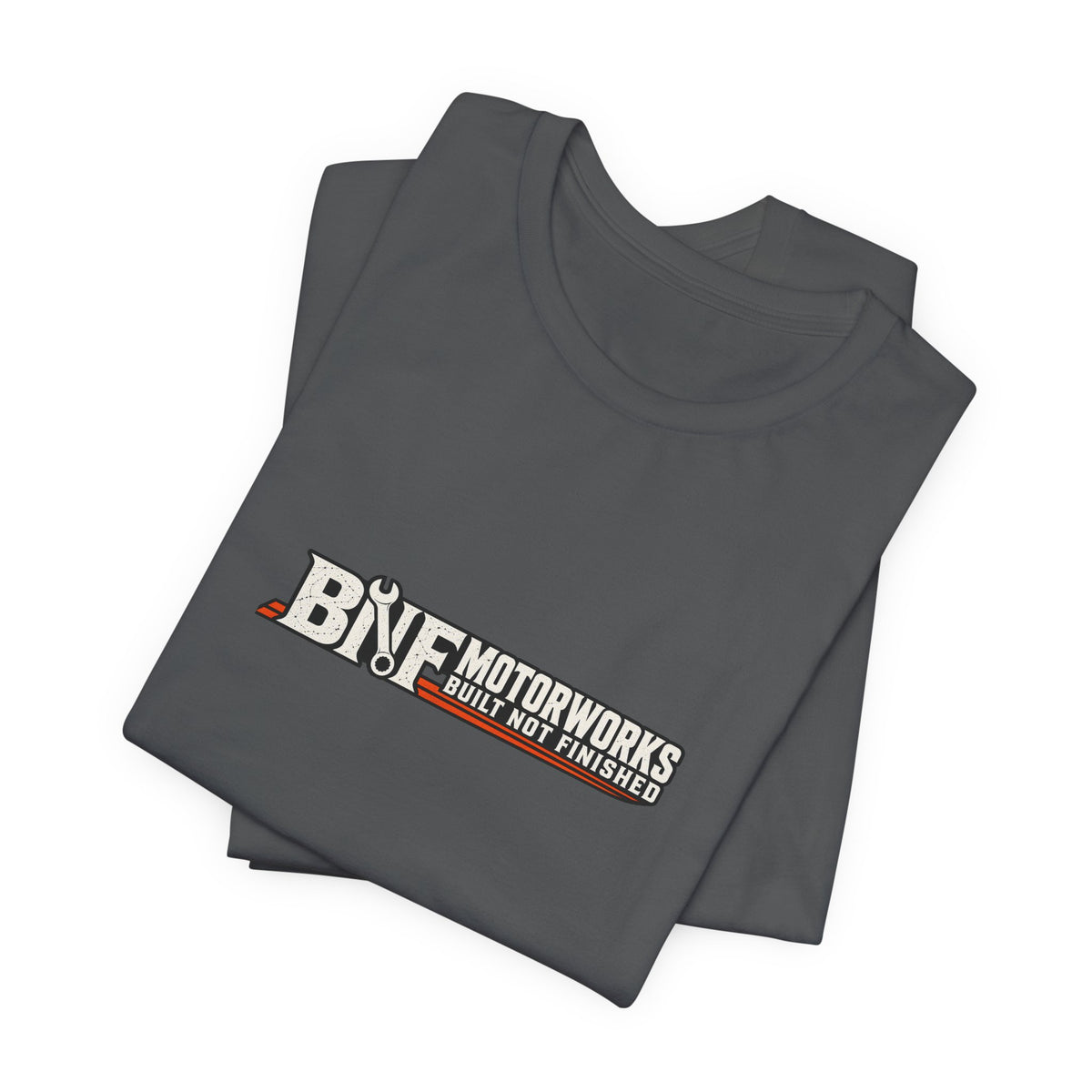 BNF Motorworks — Front Logo + Sleeve (Black Tee)