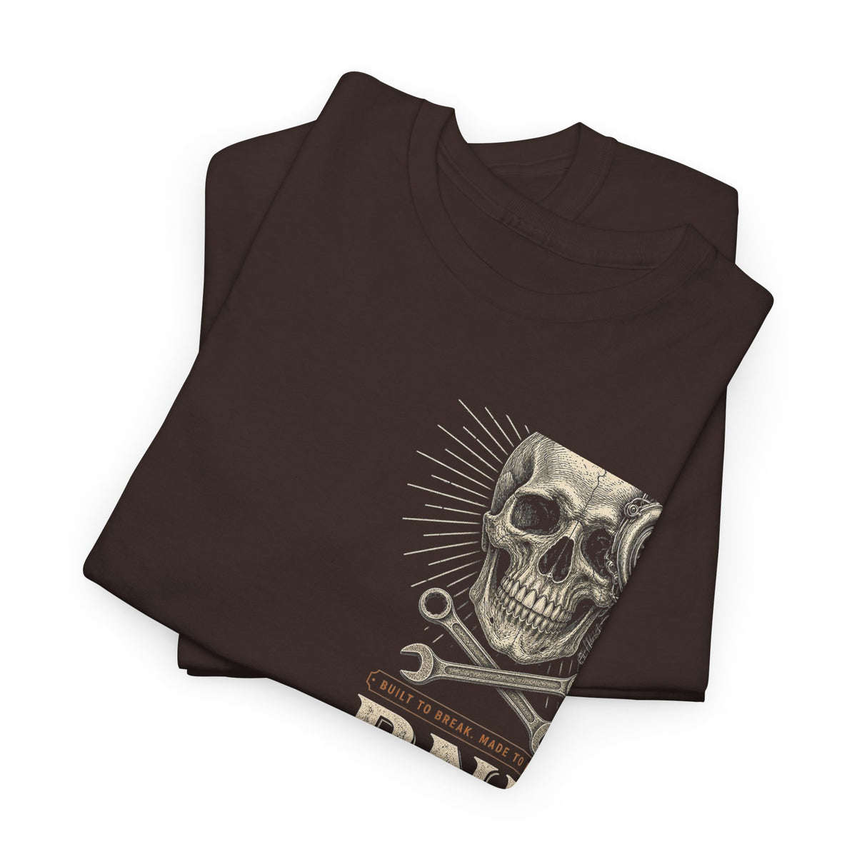 Turbo Skull Crossed Wrenches Tee
