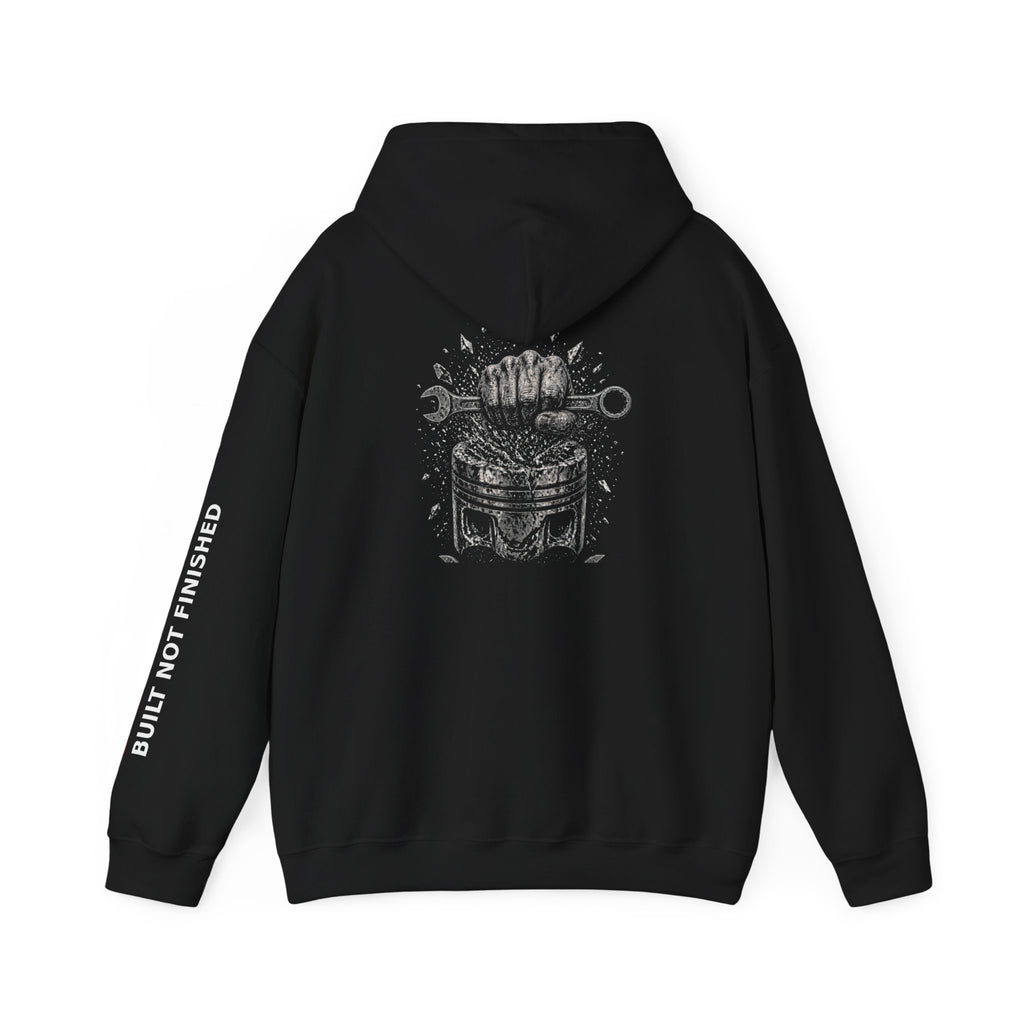Built Not Finished Fist Motorcycle Helmet Hoodie — BNF Motorsports Streetwear