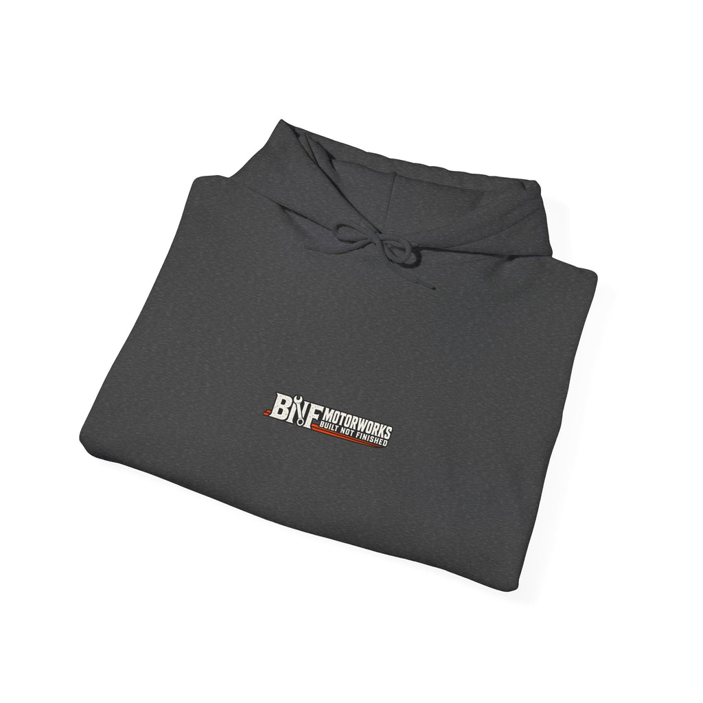 BNF Motorworks — Engine Breaker Back (Black Hoodie)