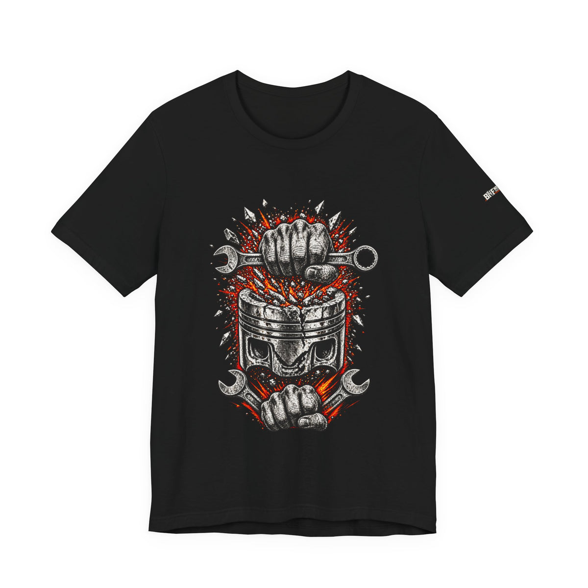 BNF Motorworks — Fist & Piston Tee