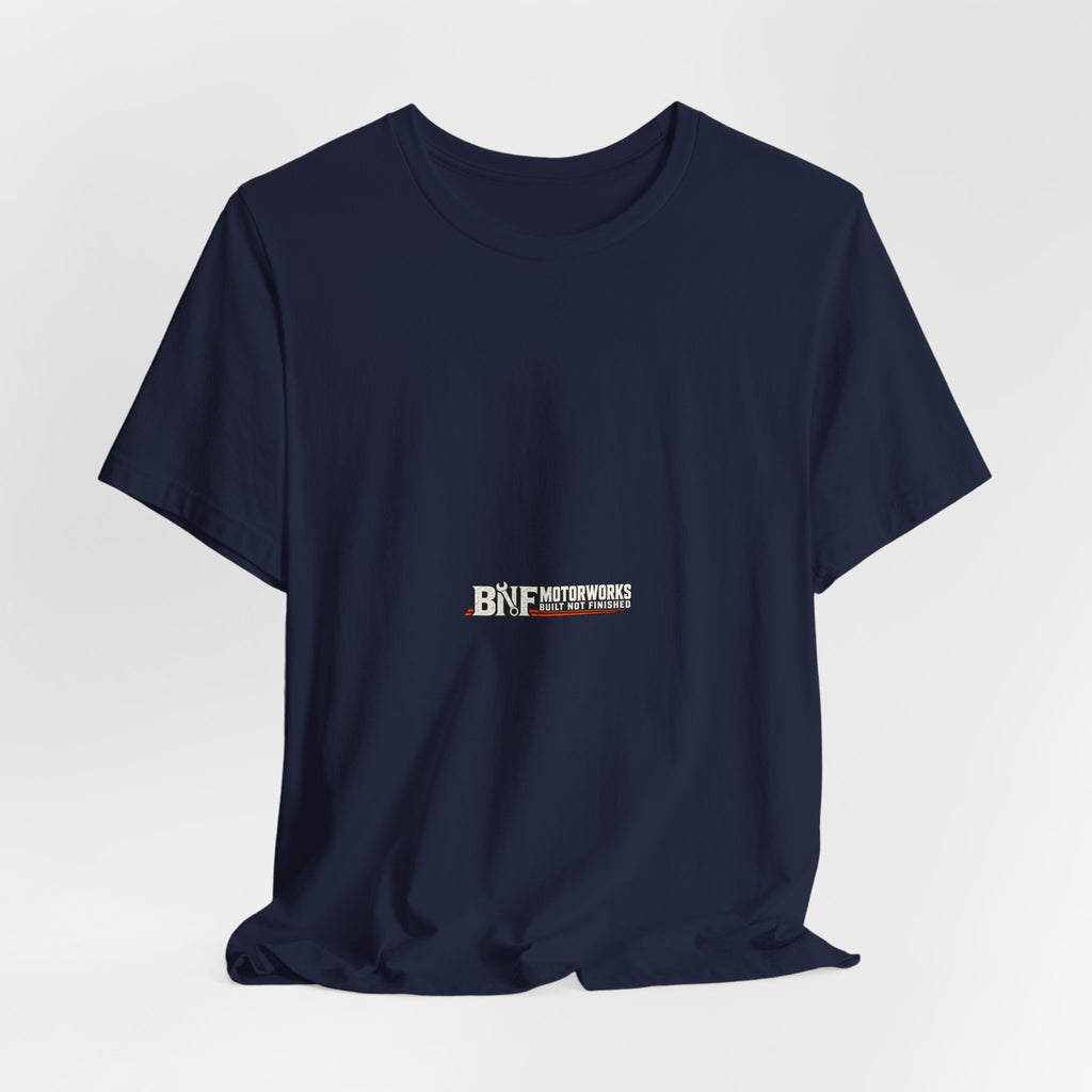 BNF Motorworks — Sledge Piston Back (Black Tee)