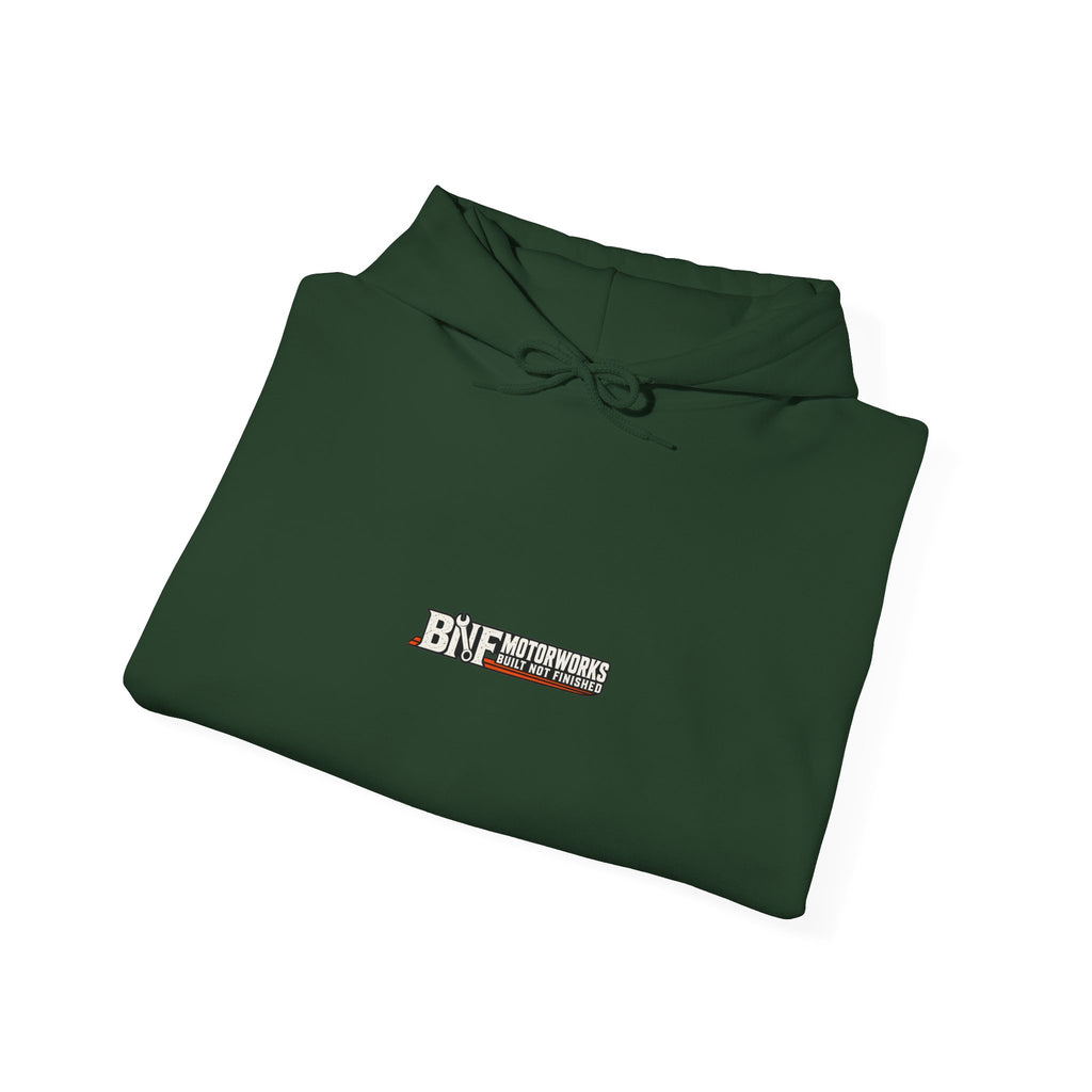 Built Not Finished Fist Motorcycle Helmet Hoodie — BNF Motorsports Streetwear