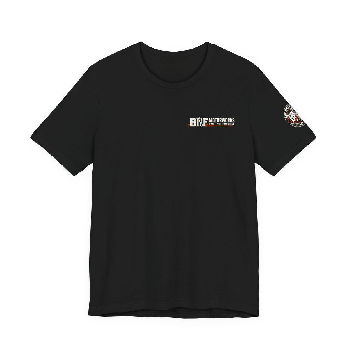 BNF Motorworks — Sledge Piston Back (Black Tee)
