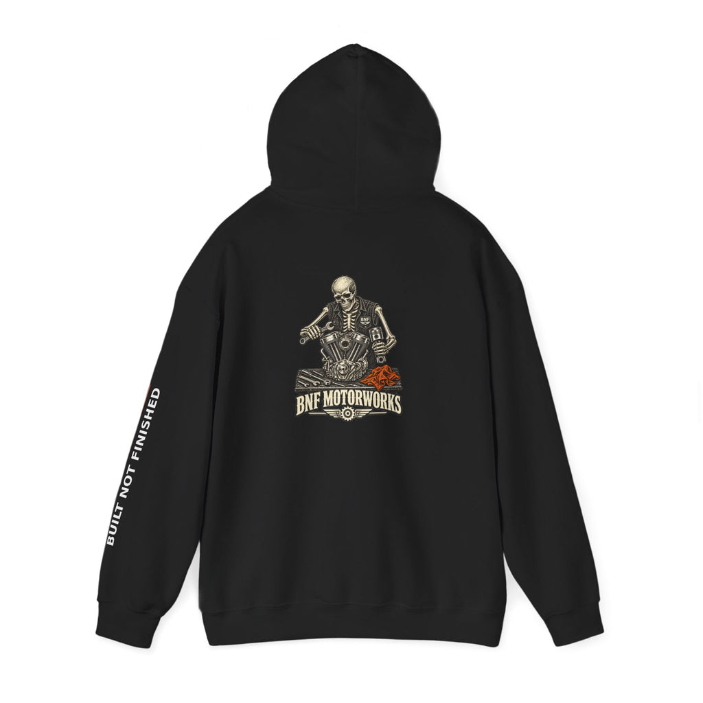 BNF Motorworks — Skeleton Mechanic Back Hoodie
