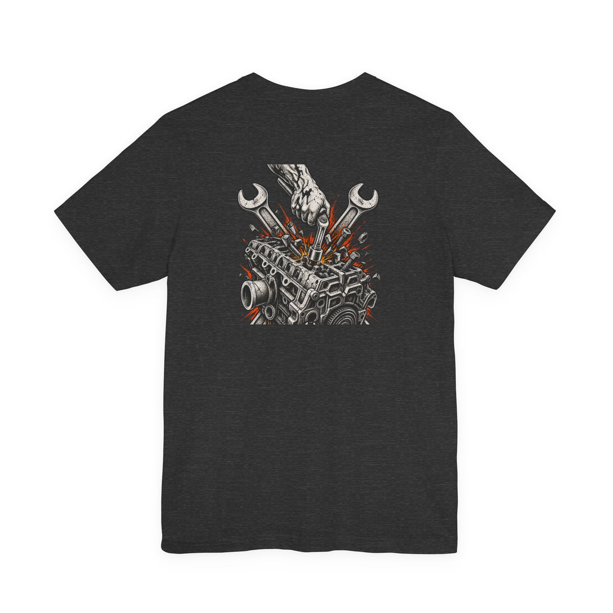 BNF Motorworks — Engine Breaker Back (Black Tee)