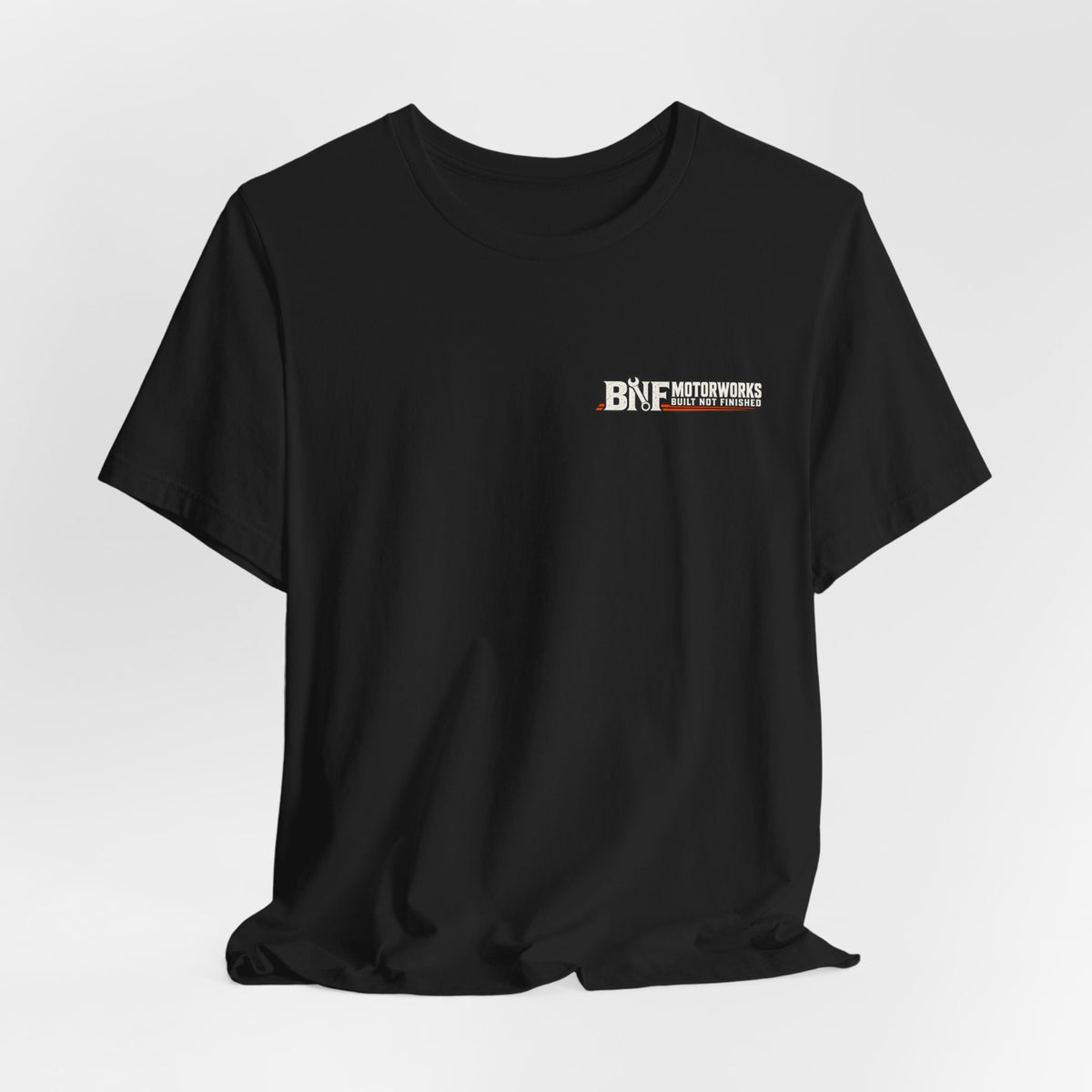 BNF Motorworks — Turbo Skull Back (Black Tee)