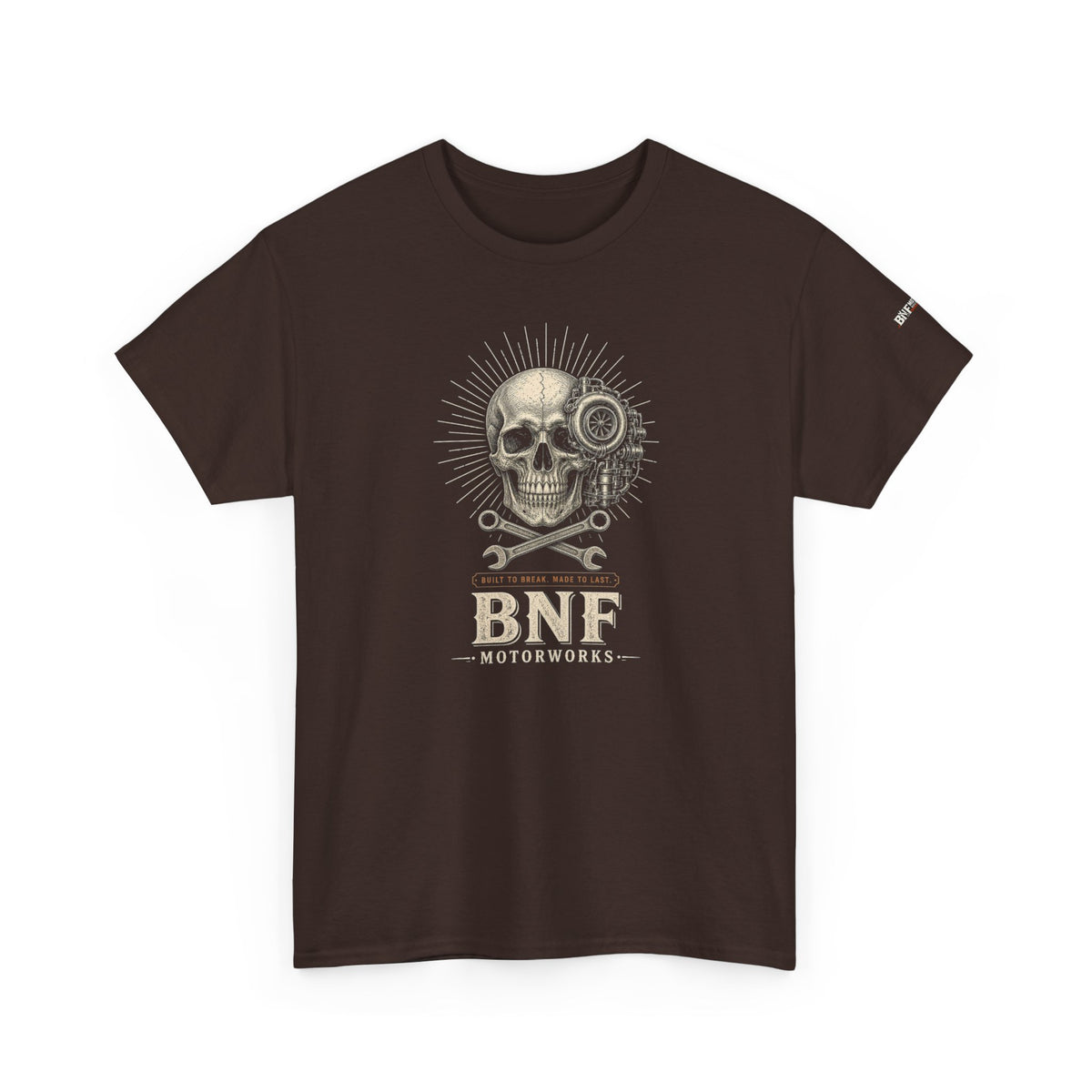 Turbo Skull Crossed Wrenches Tee