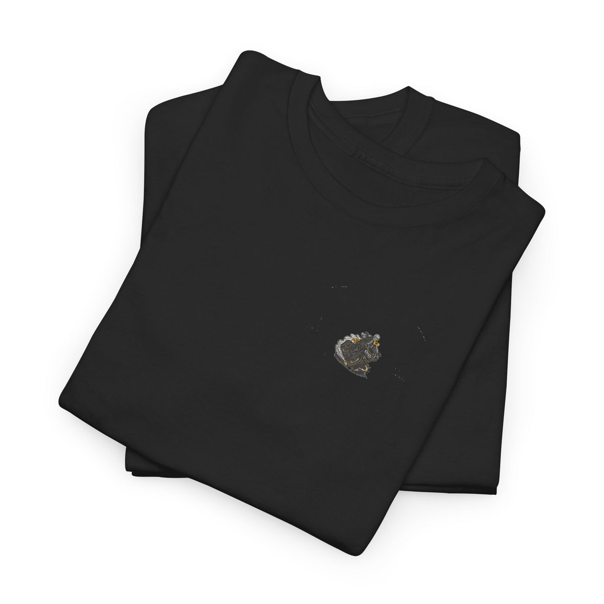 BNF Motorworks — Skeleton Rider Tee | Black + Sleeve Logo