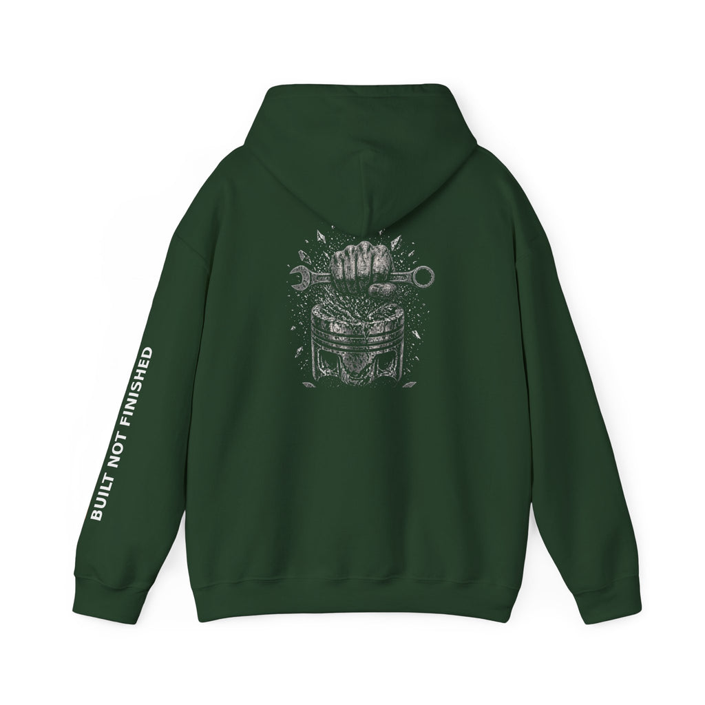 Built Not Finished Fist Motorcycle Helmet Hoodie — BNF Motorsports Streetwear