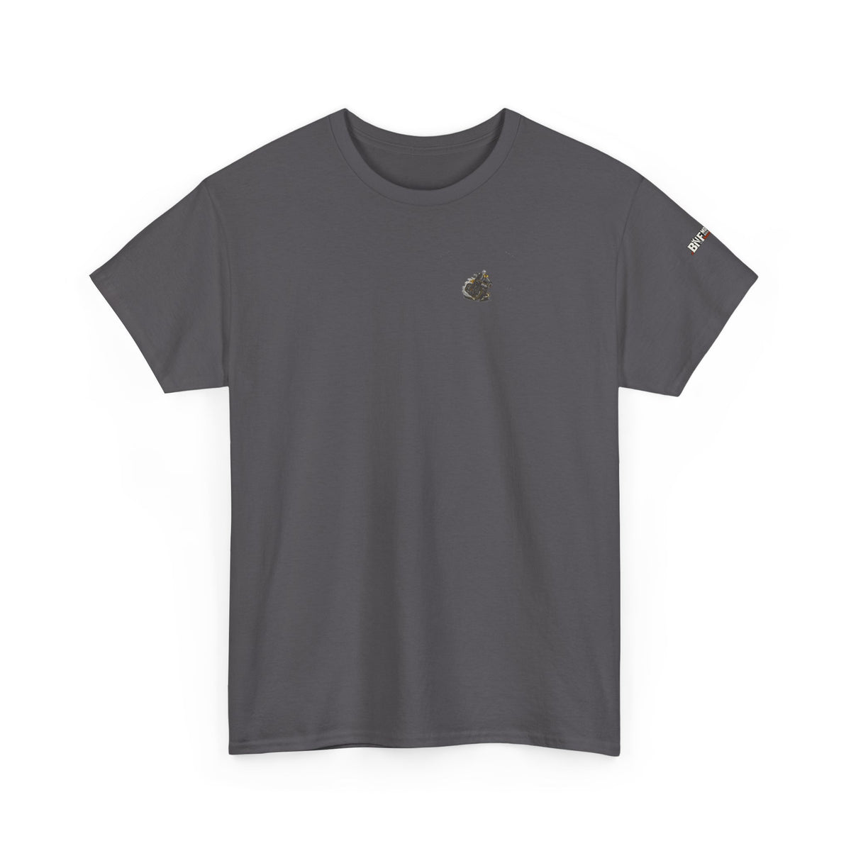 BNF Motorworks — Skeleton Rider Tee | Black + Sleeve Logo