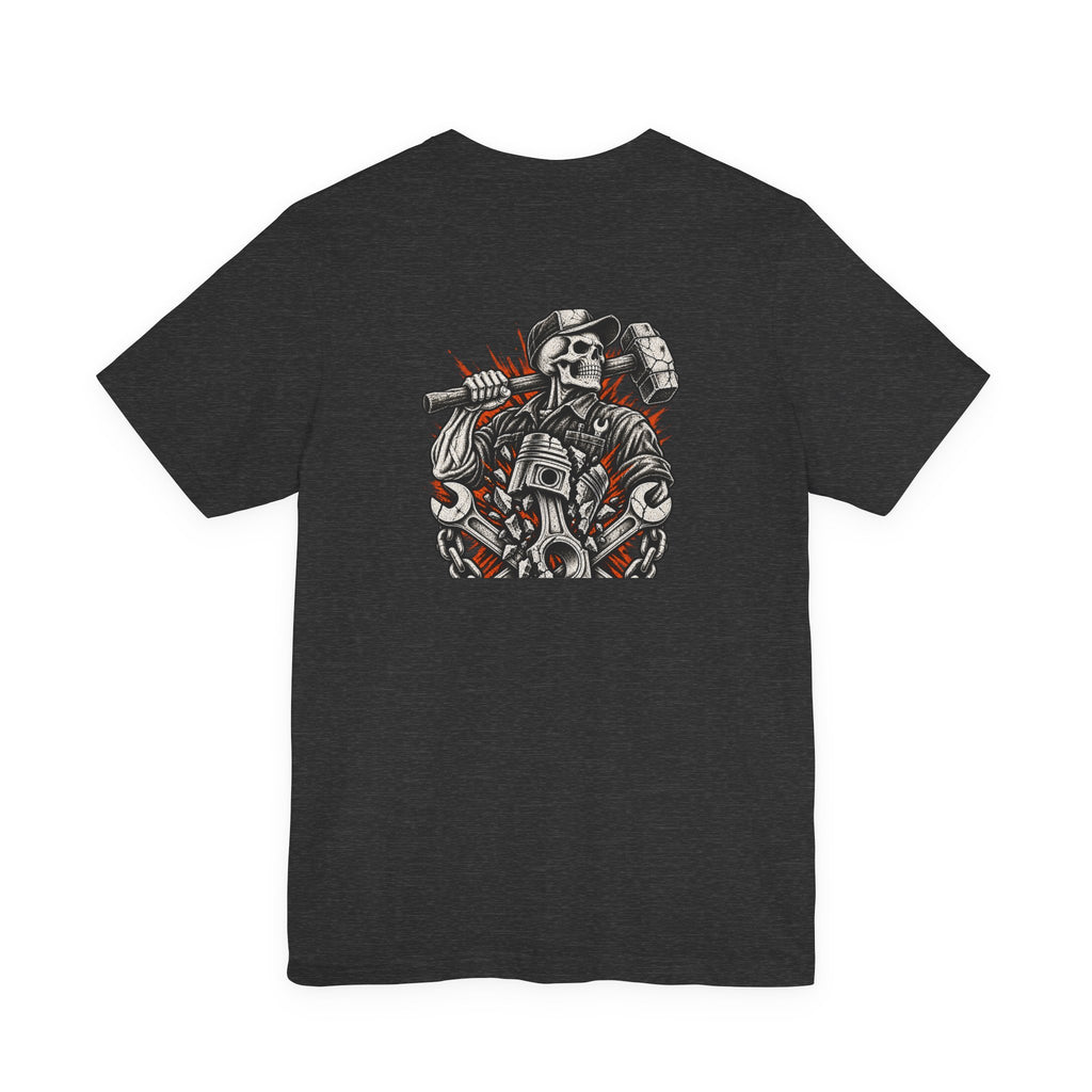 BNF Motorworks — Sledge Piston Back (Black Tee)