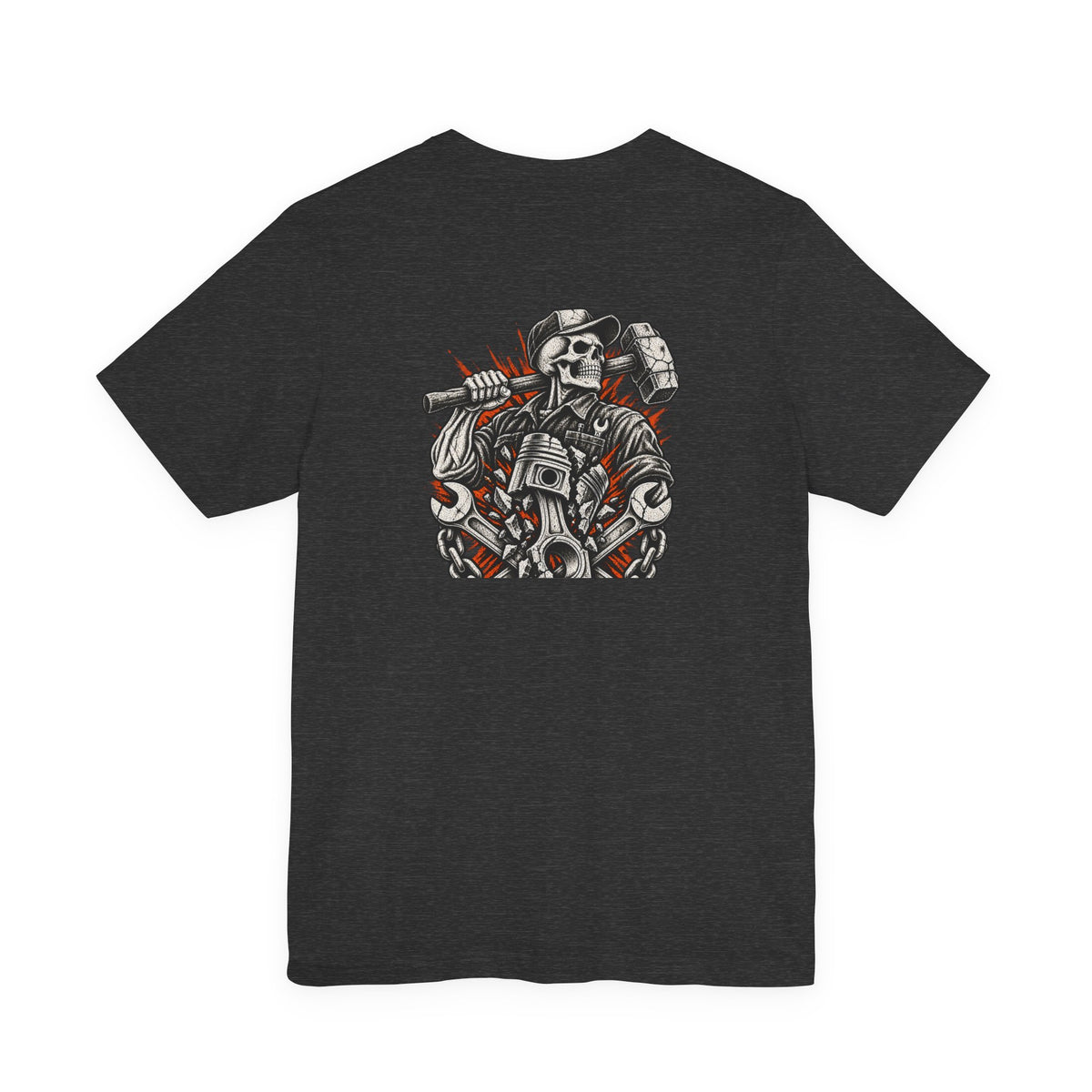 BNF Motorworks — Sledge Piston Back (Black Tee)