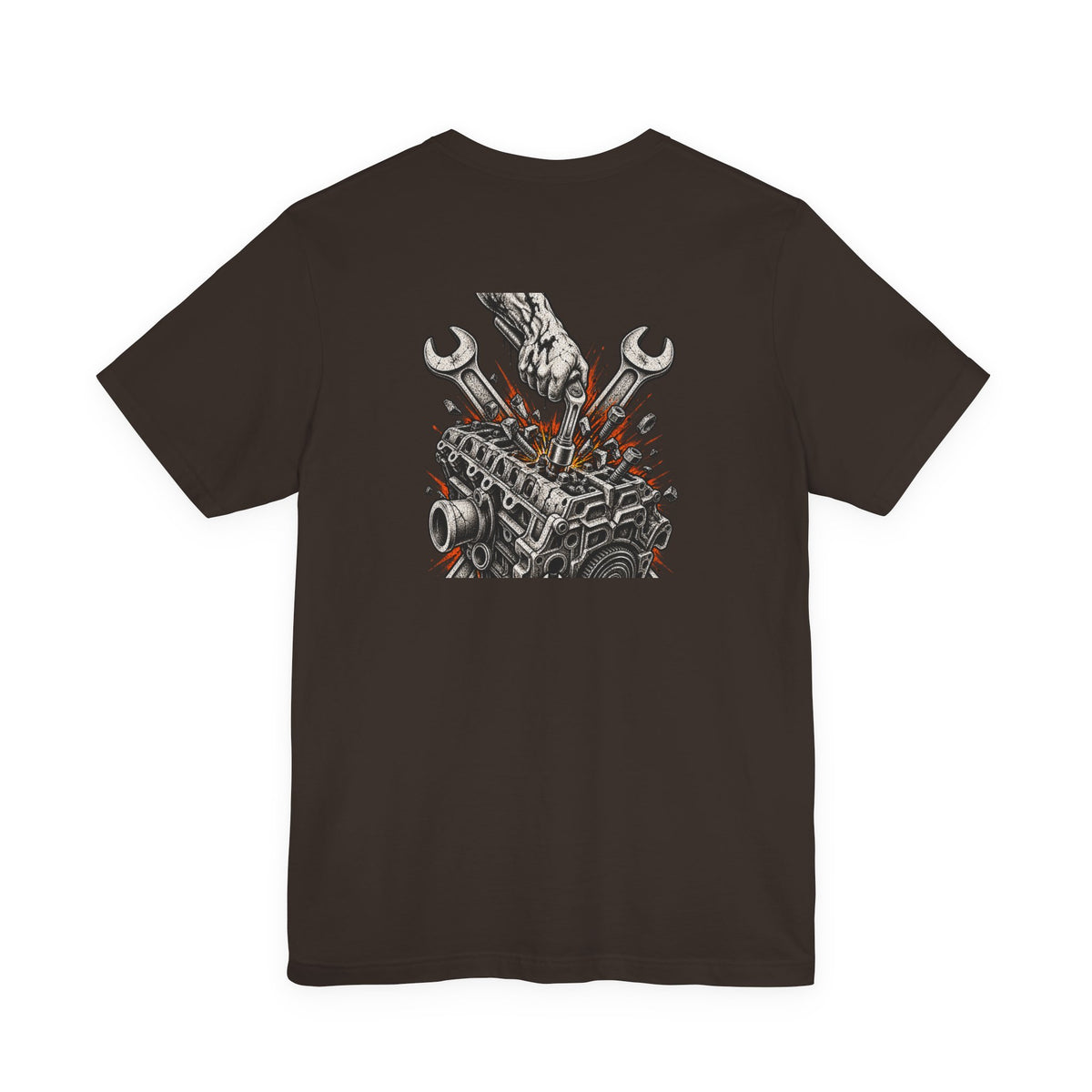 BNF Motorworks — Engine Breaker Back (Black Tee)
