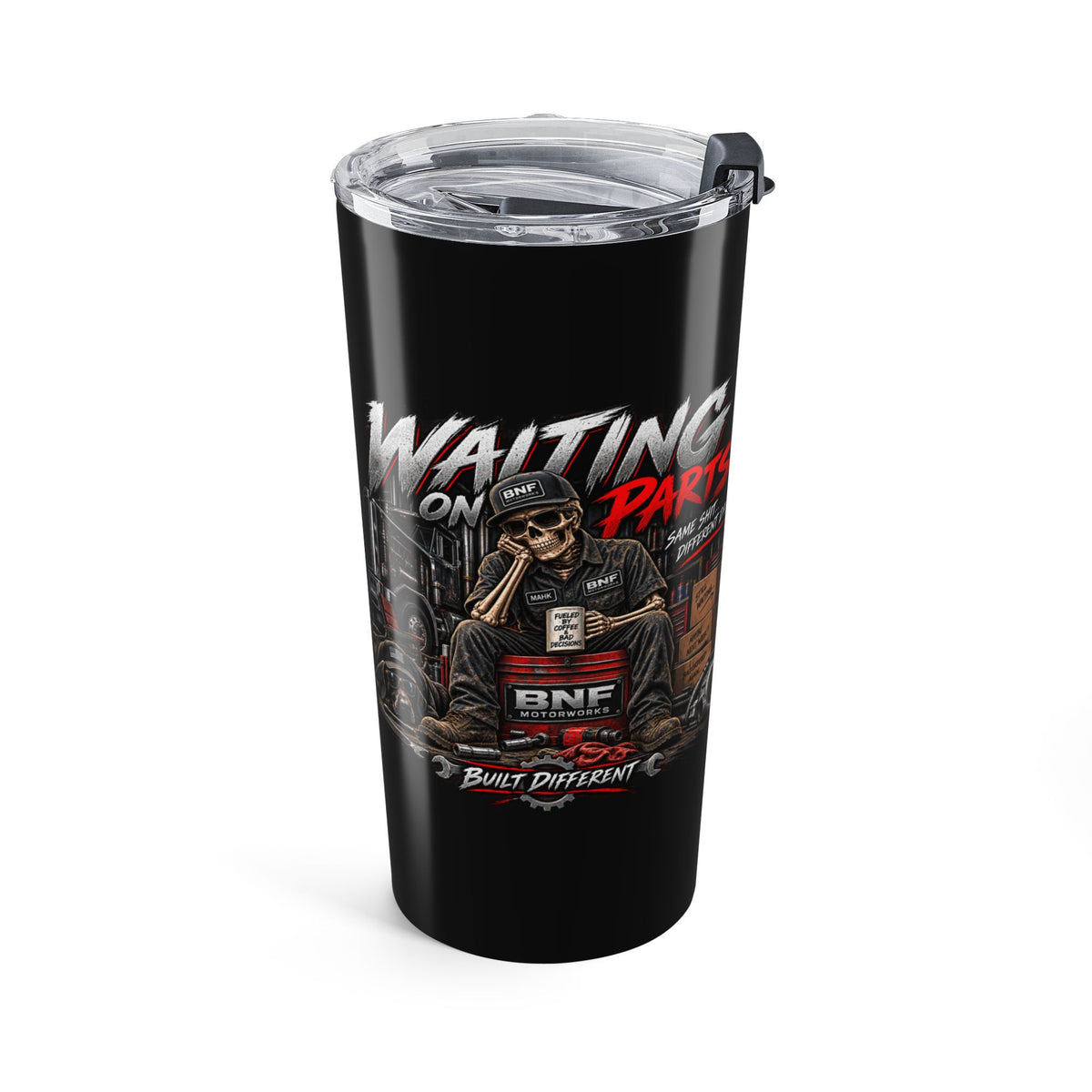 BNF Waiting on Parts 20oz Tumbler