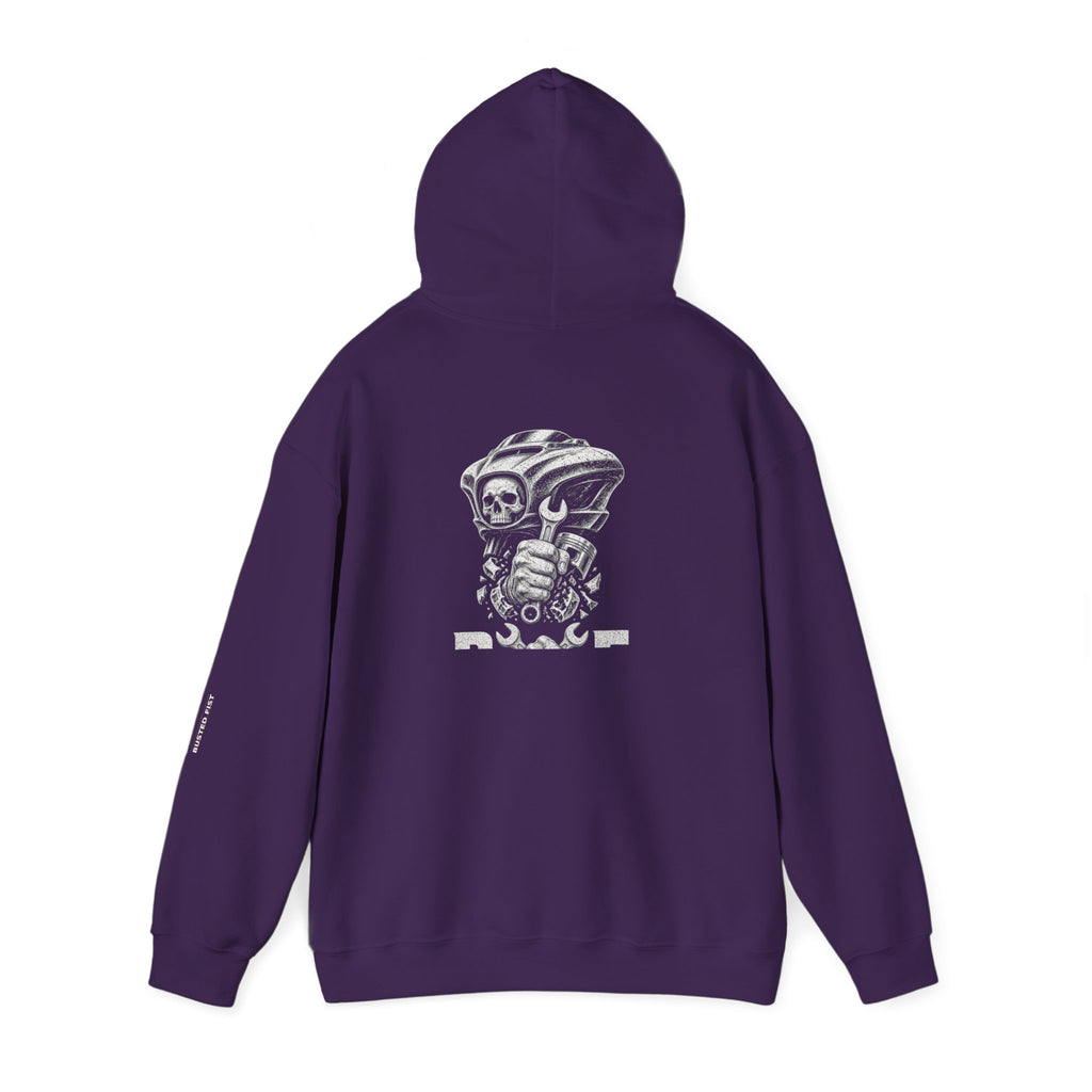 BNF Motorworks — Sharknose Fist Hoodie (Back + Name)