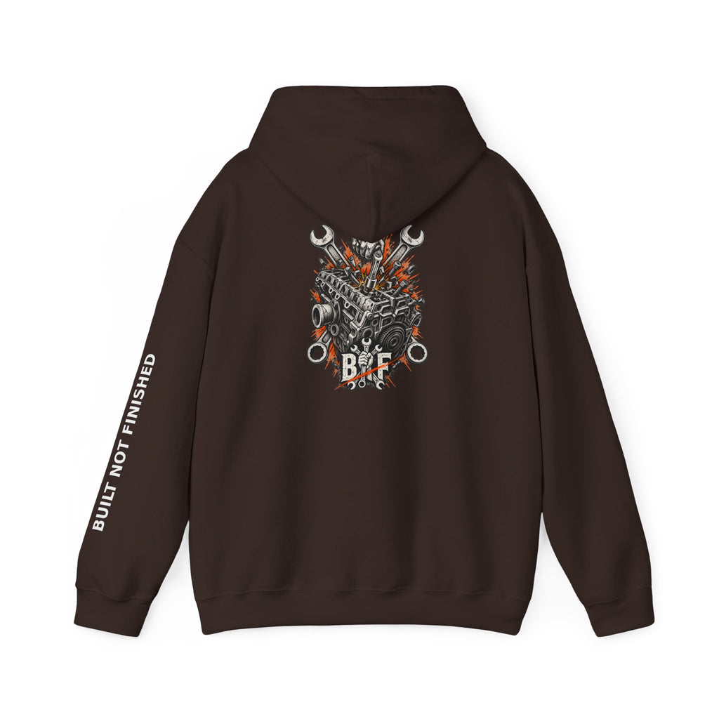 BNF Motorworks — Engine Breaker Back (Black Hoodie)