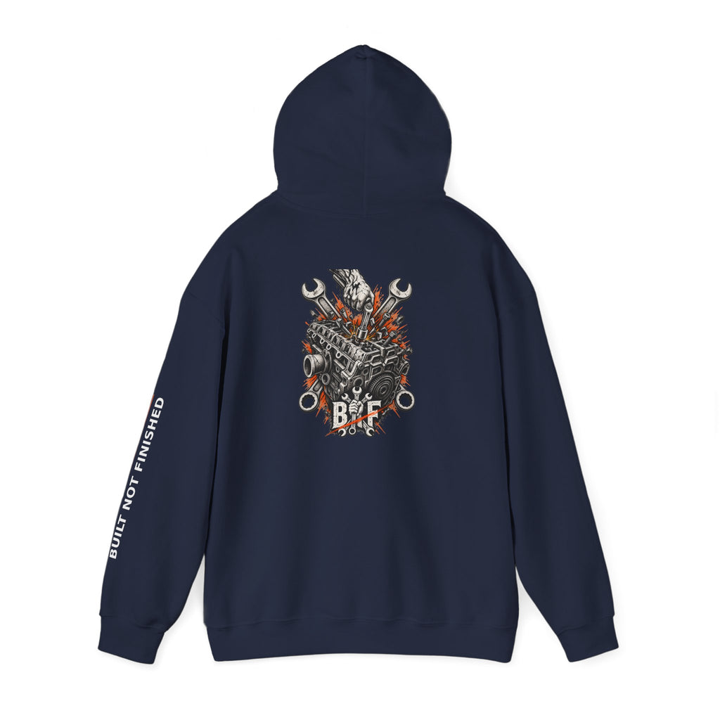 BNF Motorworks — Engine Breaker Back (Black Hoodie)
