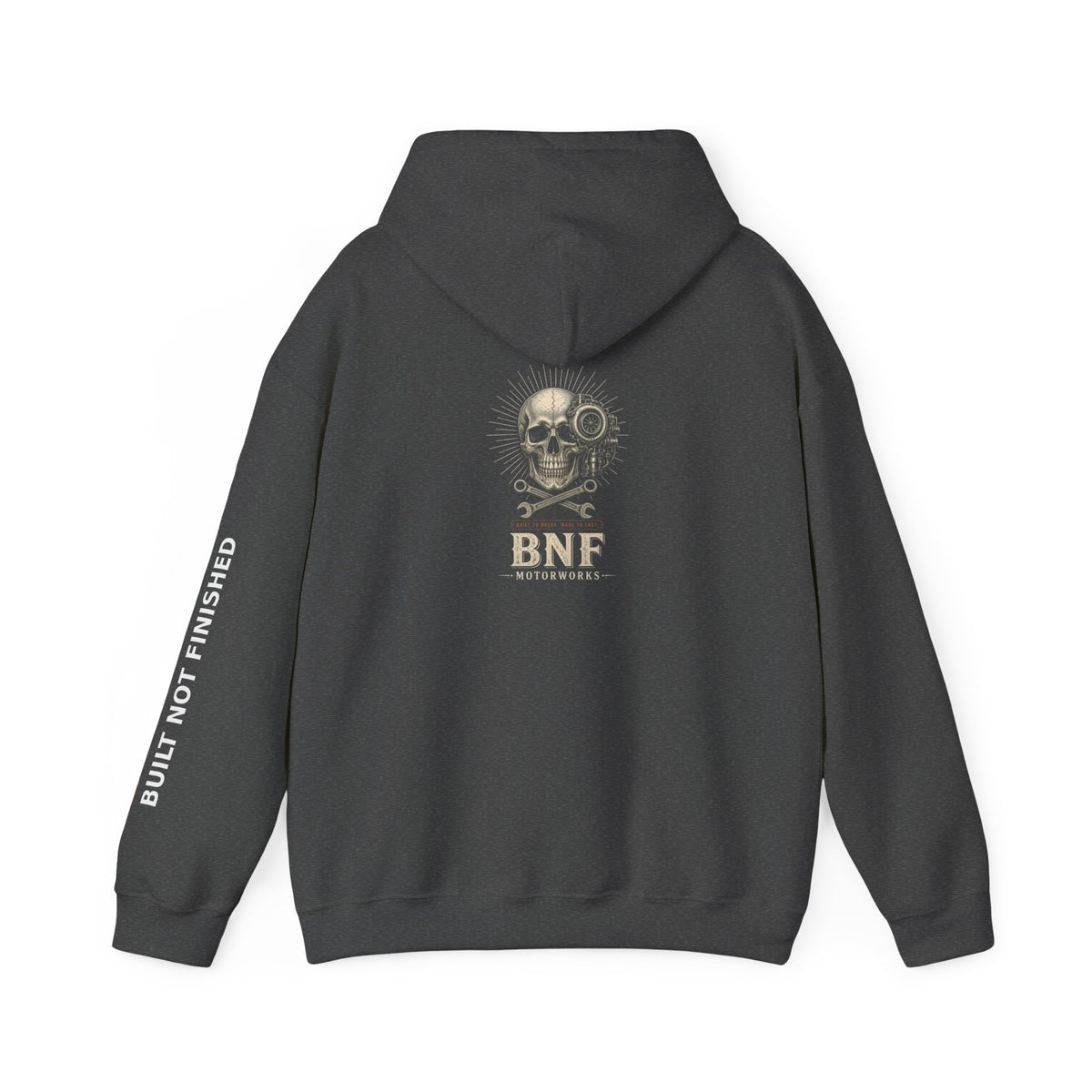 BNF Motorworks — Turbo Skull Crossed Wrenches Hoodie
