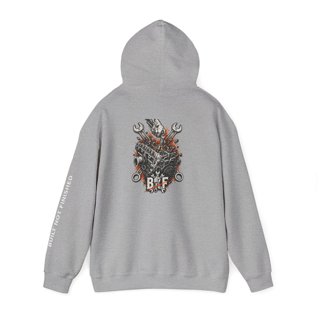BNF Motorworks — Engine Breaker Back (Black Hoodie)