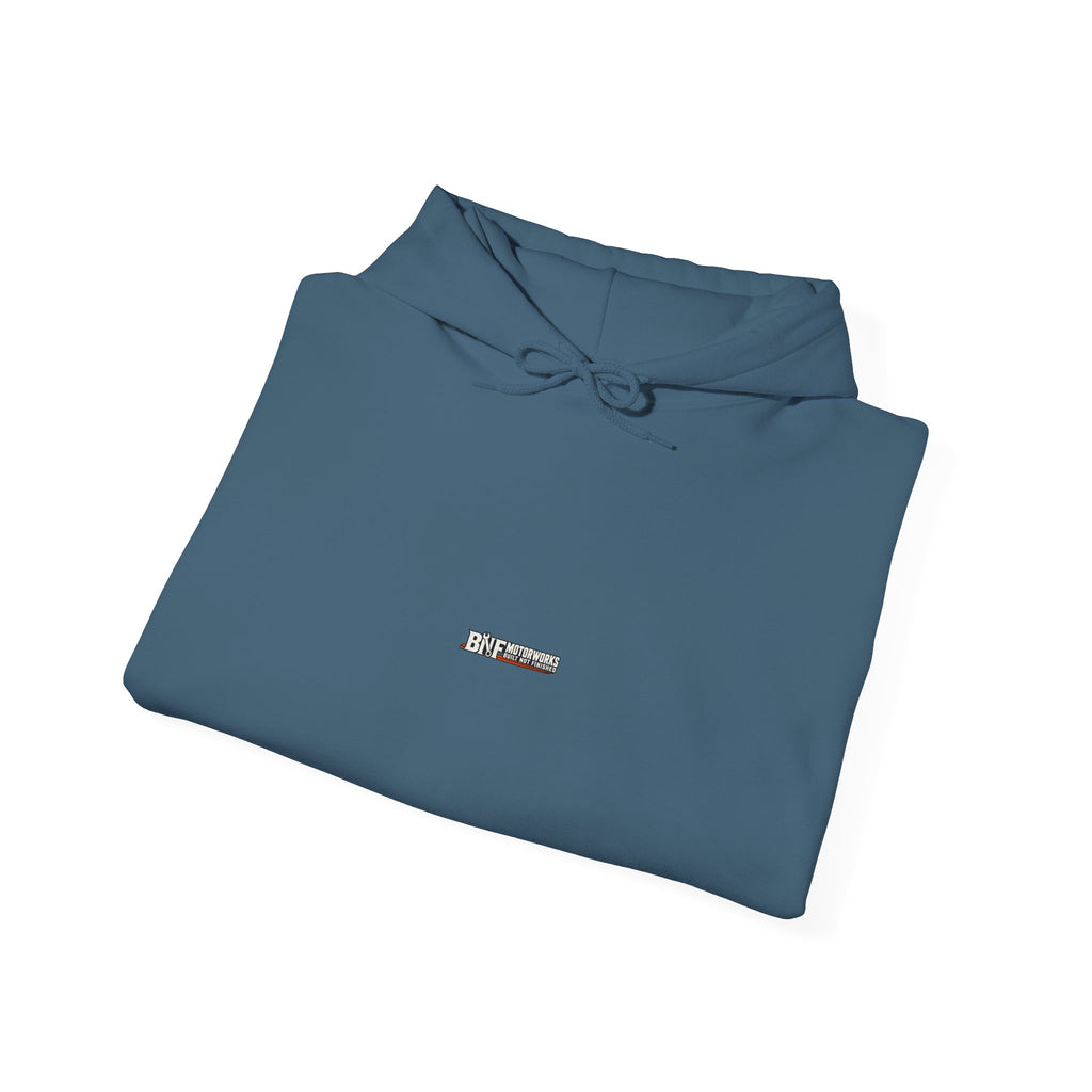 BNF Motorworks — Sharknose Fist Hoodie (Back + Name)