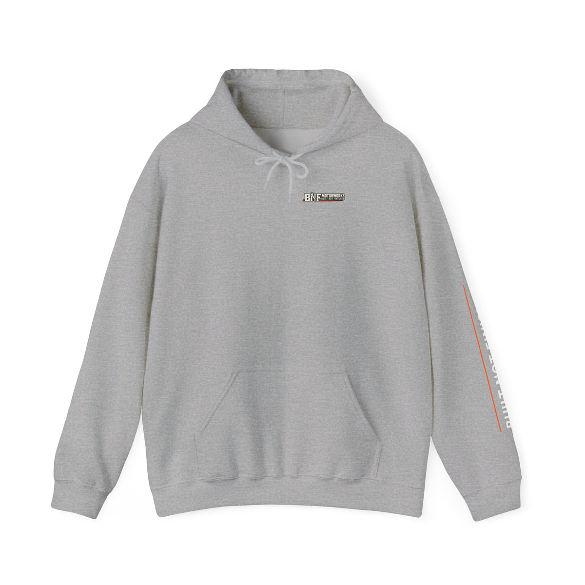 BNF Motorworks — Sharknose Rider Back (Black Hoodie)