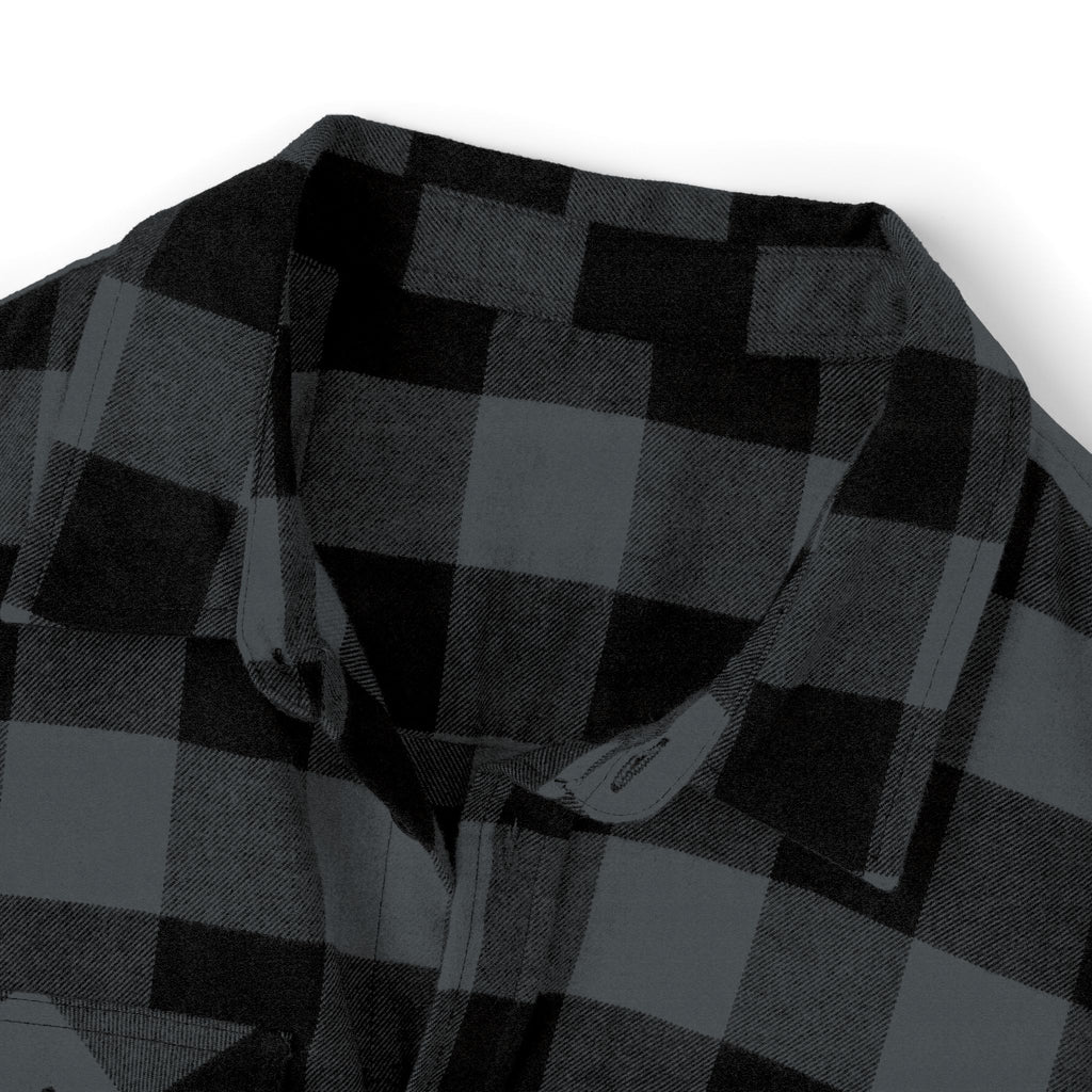 BNF Motorworks — Shop Skeleton Flannel — Charcoal