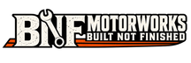 BNF Motorworks — Built Not Finished, original distressed wrench wordmark